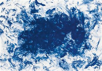 YVES KLEIN (after) Three color lithographs